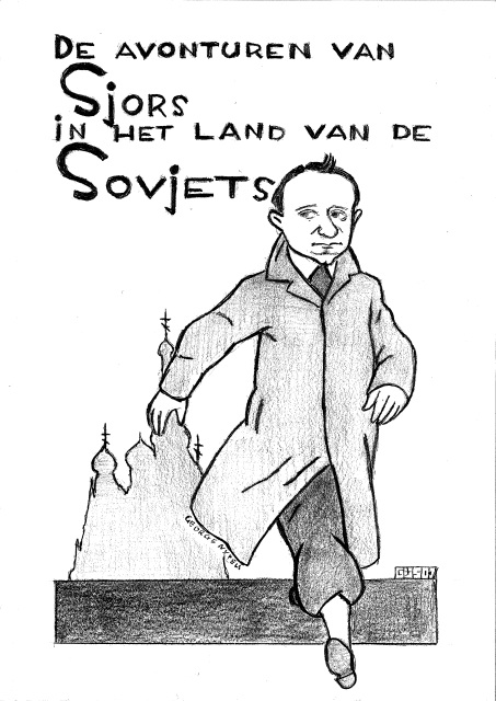 Historisch Café 14-11-2007 - karikatuur door Gijs Sevenhuijsen