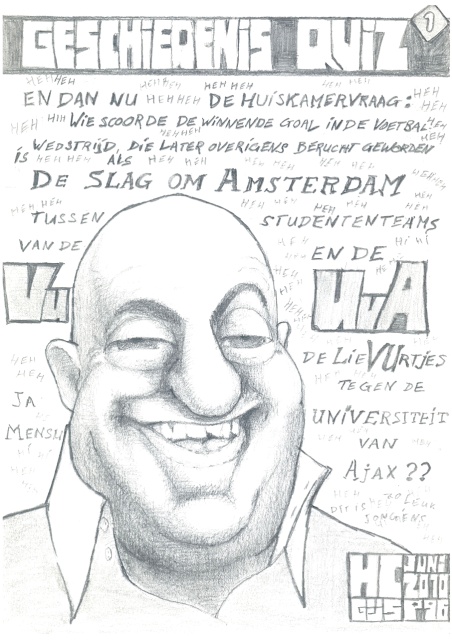 Historisch Café 30-06-2010 - Karikatuur door Gijs Sevenhuijsen